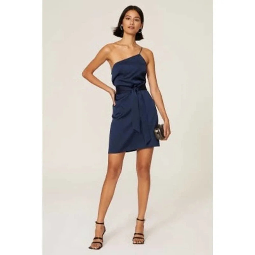 MARISSA Webb Collective One Shoulder Tie Dress